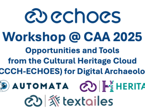 Join the ECHOES Workshop at CAA 2025