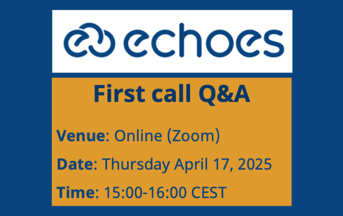 ECHOES First grants call Q&A details