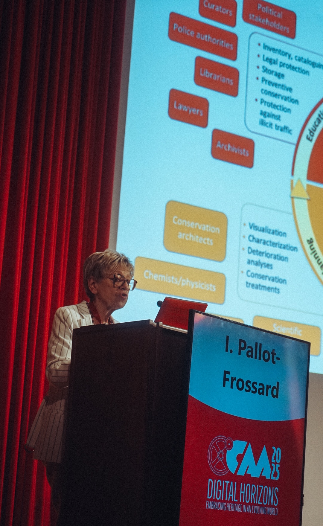 I.Pallott-Frossard Isabelle Pallot-Frossard at ECHOES Workshop, CAA 2025