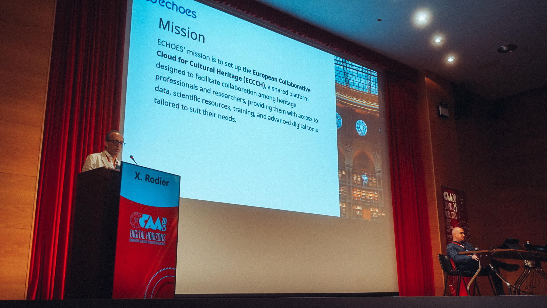 X.Rodier-ECHOES-CAA2025 Xavier Rodier introduces the ECHOE Project and the ECCCH at the Workshop, CAA 2025