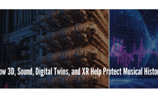 Banner image from MusicSphere news item: How 3D, Sound, Digital Twins, and XR Help Protect Musical History