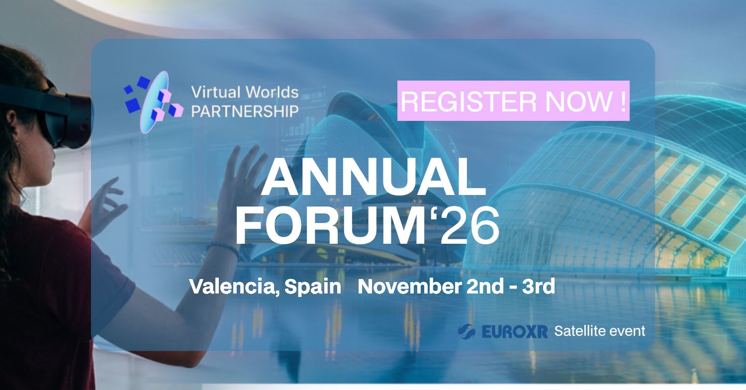 6a47829a62b418080d497806_CALL TO REGISTRATION Virtual Worlds Partnership - 2026 banner