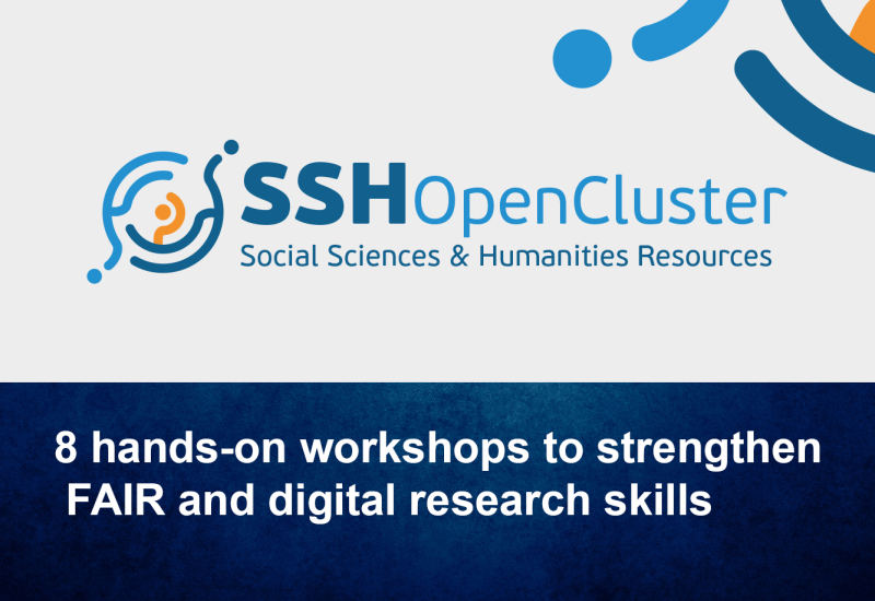 SHHOC 8 hands on workshops_0 SSH MarketPlace 8 hands-on workshops to strengthen FAIR and digital research skills - banner