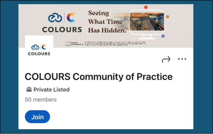 COLOURS Community of practice on LinkedIn - screenshot