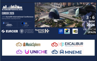 EuroXR 3-6 Nov 2026 featuring 4 ECCCH Sister projects: MusicSphere, Excalibur, Mneme and Uniche
