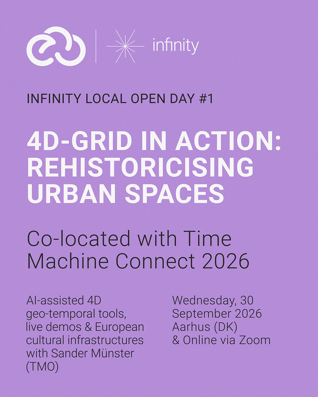 INFINITY Local Open Day 1 - banner