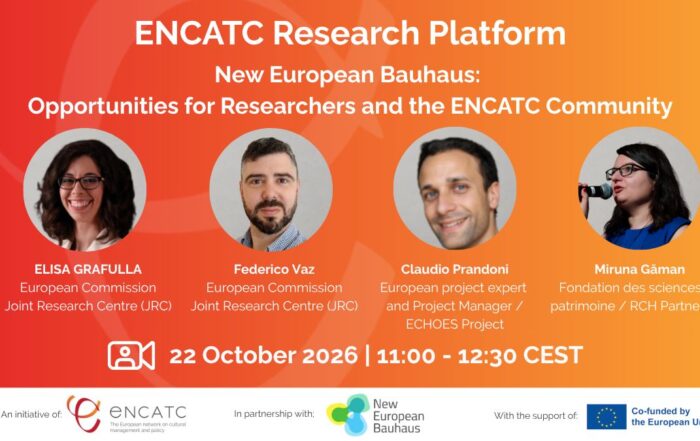 ENCATC Research Platform event banner