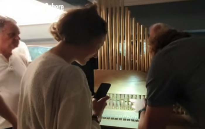 Screen shot from MusicSphere Use Case 1 video