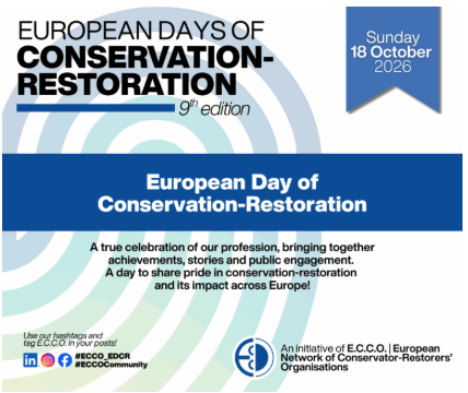 SEDCR-Sunday-18-Oct-2026 EDCR - Sunday 18 Oct 2026 - European Day of Conservation-Restoration