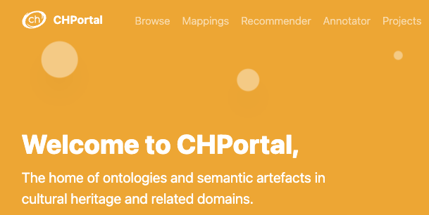 Screenshot from CHPortal