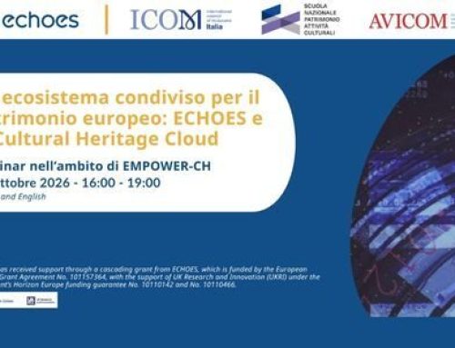 Webinar: A Shared Ecosystem for European Cultural Heritage: ECHOES and the Cultural Heritage Cloud